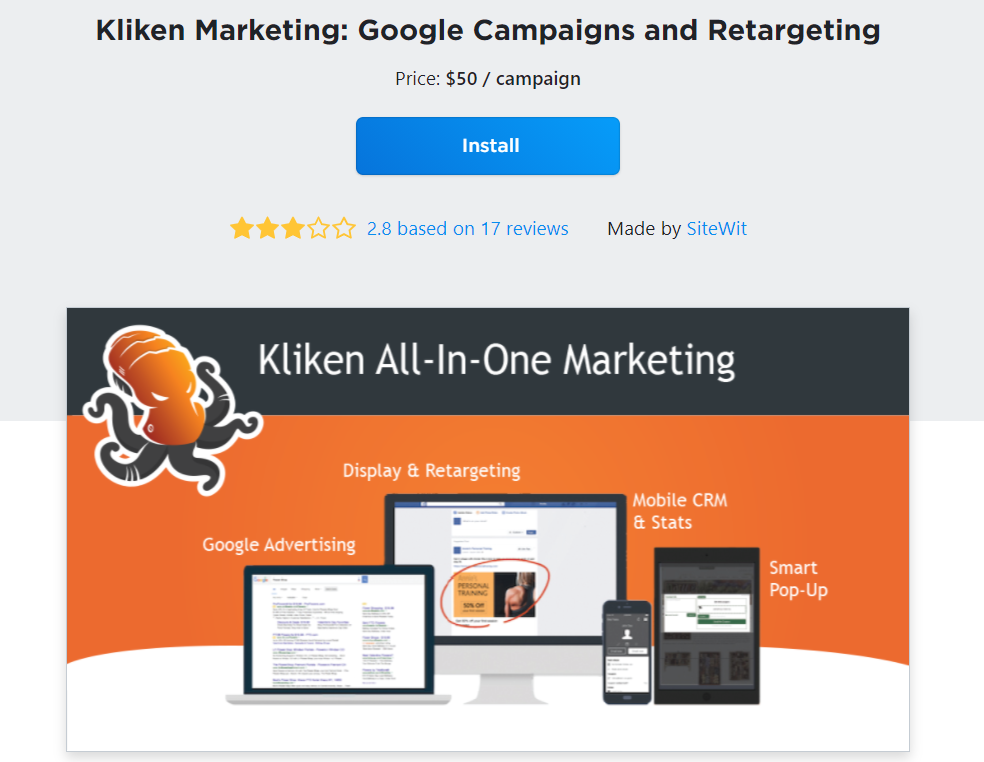 kliken all in one marketing